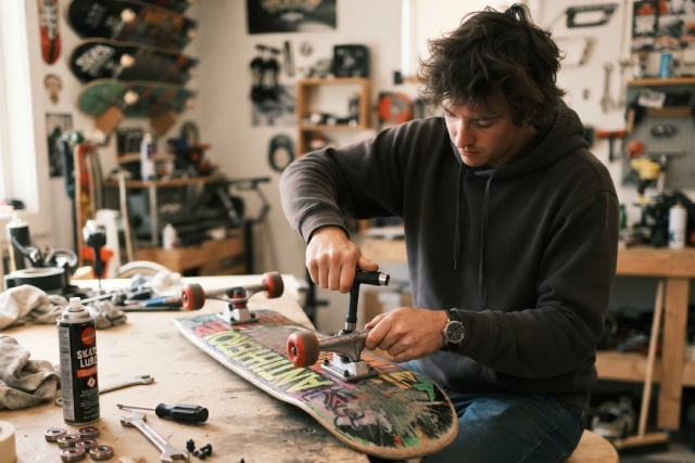 entretien skateboard